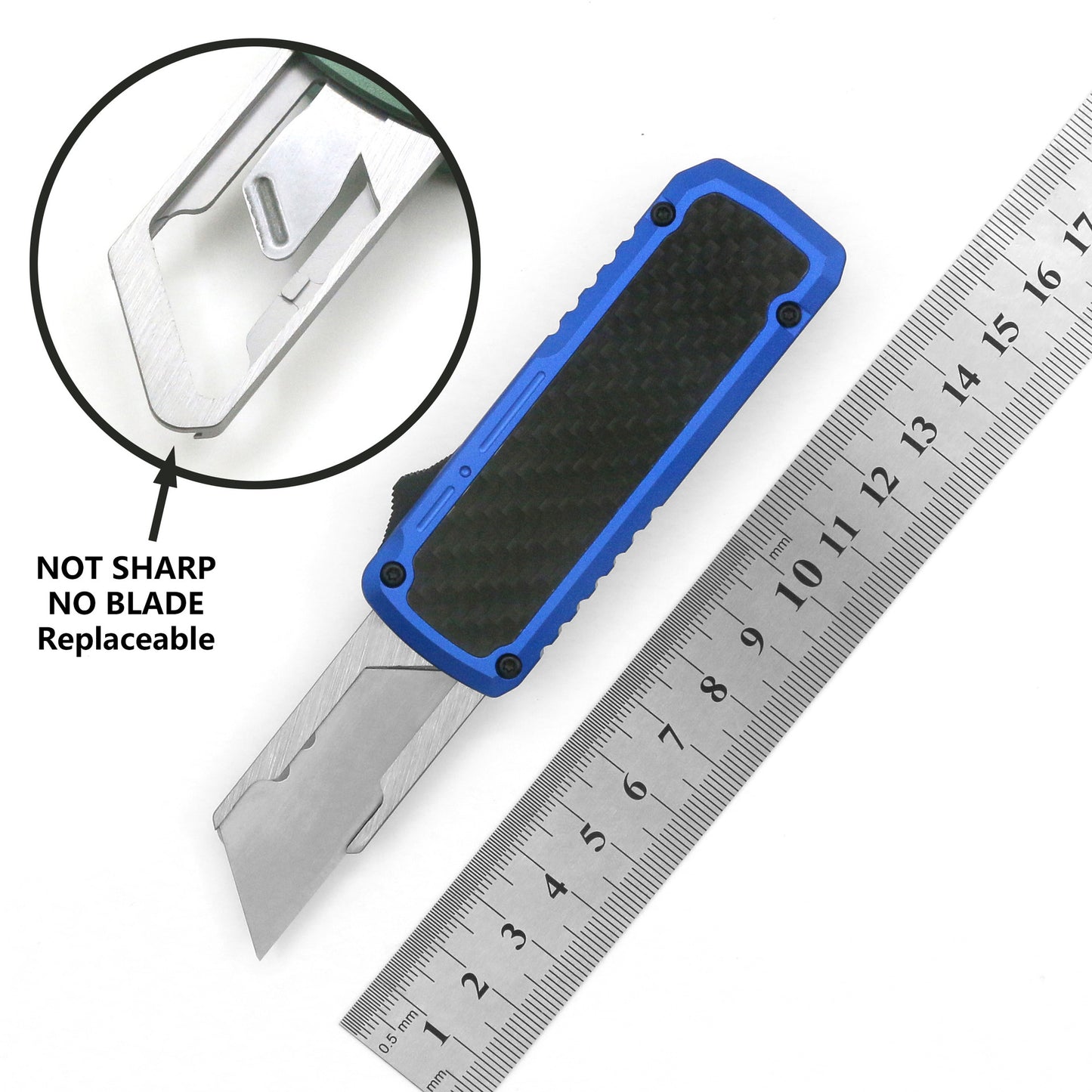 Caressolove OTF Utility Knife, Automatic Box Cutter