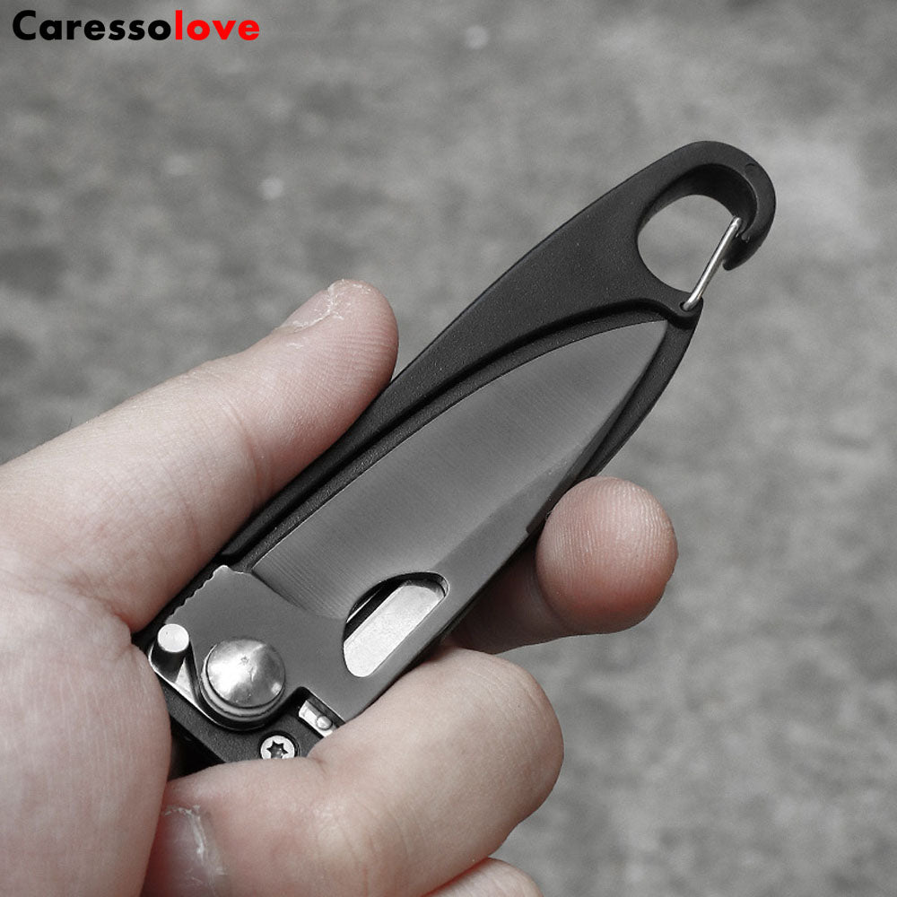 Caressolove Multifunctional Folding Pocket Knife, Everyday Carry And Outdoor Activities Multi Tool