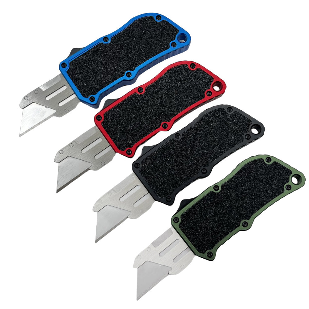 Caressolove Automatic Utility Knife, 2nd Generation Automatic Box Cutter, Auto Razor Blade Cutter