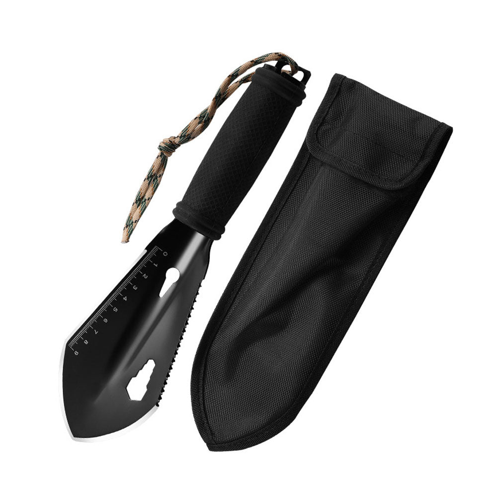 Caressolove Gardening Tools,Multifunctional Gardening Tactical Shovel Survival Digging Trowel, Light Weight Serrated Edge Digger with Sheath