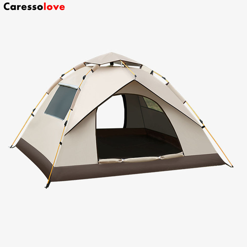 Caressolove Outdoor Self-driving Travel Camping Tent Automatic Quick-opening Tent ,Portable Lightweight Great For Trip, Hiking, Outing