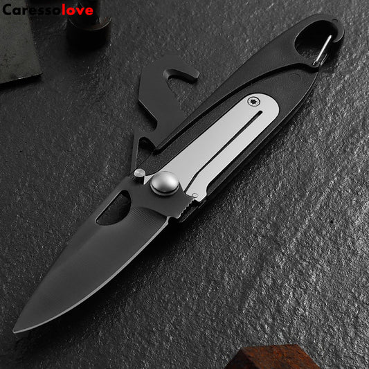 Caressolove Multifunctional Folding Pocket Knife, Everyday Carry And Outdoor Activities Multi Tool