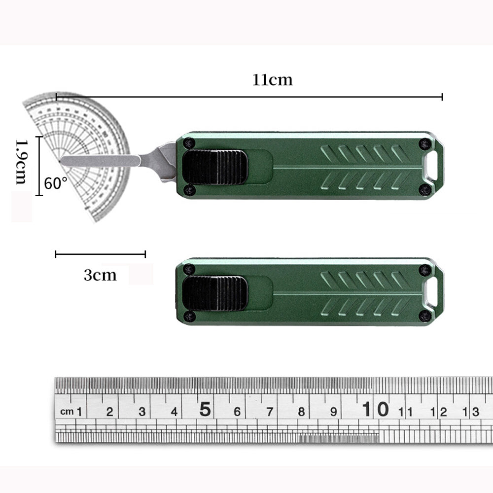 Caressolove Auto Utility Knife with 10pcs #23 Scalpel Blades, Retractable Box Cutter