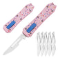 Caressolove Automatic Utility Knife, Auto Box Cutter with 10PCS Scalpel Blades, Retractable Razor Blades Pocket Knife