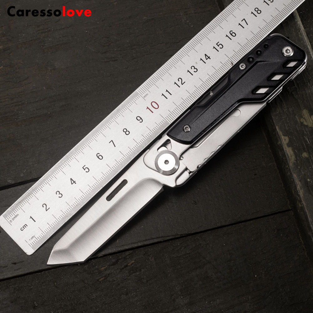 Caressolove New Outdoor Multifunctional Folding Knife Portable Knife And Scissor Emergency Disaster Preparedness