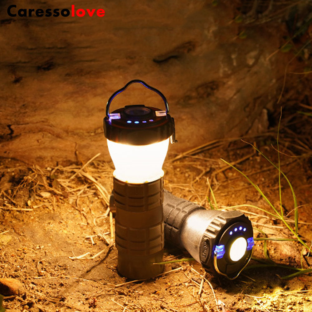 Caressolove Rechargeable Camping Light Portable Tent Light Survival Equipment Indoor And Outdoor Camping Emergency Camping Accessories