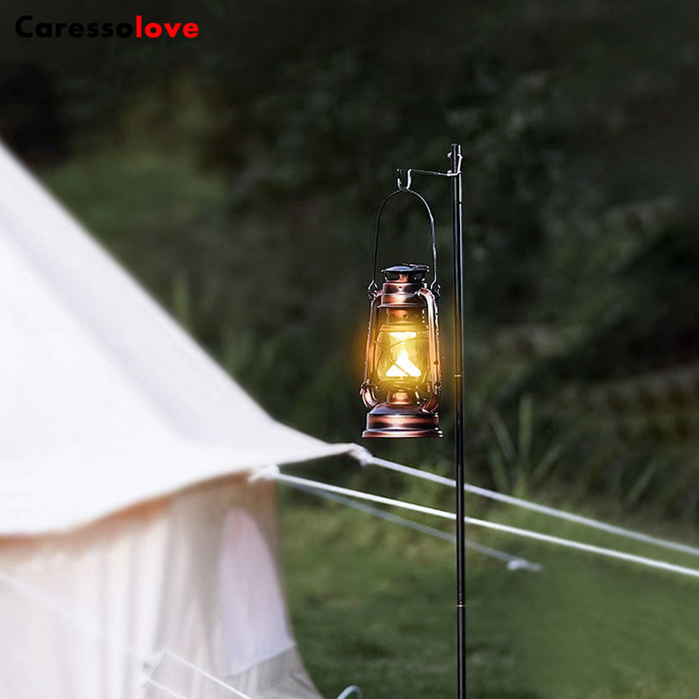 Caressolove Outdoor Lamp Post Aluminum Alloy Hanging Camping And Fishing Lamp Holder
