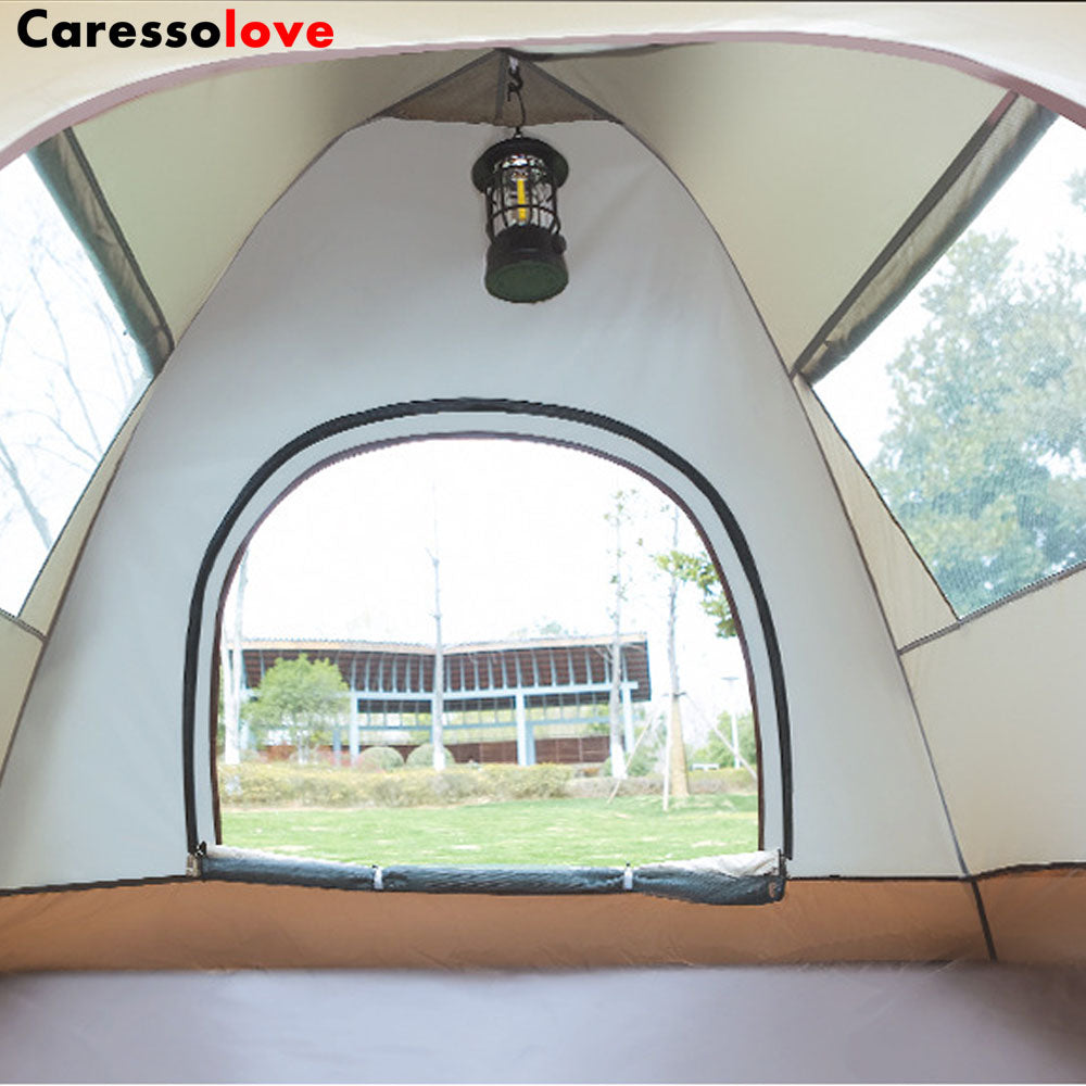 Caressolove Outdoor Self-driving Travel Camping Tent Automatic Quick-opening Tent ,Portable Lightweight Great For Trip, Hiking, Outing