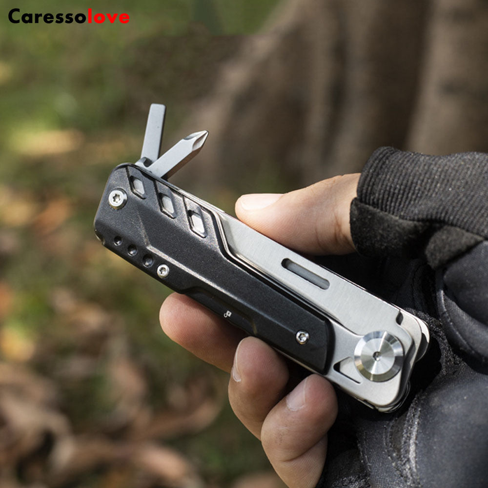 Caressolove New Outdoor Multifunctional Folding Knife Portable Knife And Scissor Emergency Disaster Preparedness