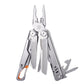 Caressolove 440A Steel Multitool Pliers，Premium Portable Multi Tool，Multipurpose Tool with Saw, Pocket Knife, Wire Stripper & More - Small Tools，Apply to Survival Camping