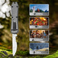 Caressolove Automatic Utility Knife, Auto Box Cutter with 10PCS Scalpel Blades, Retractable Razor Blades Pocket Knife